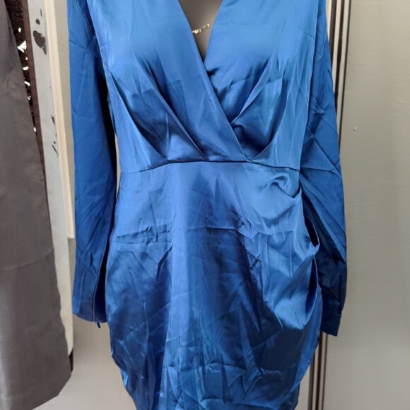 blue dress size L - Picture 1 of 1